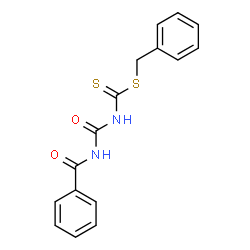 [(Benzoylamino)carbonyl]dithiocarbamic acid (phenylmethyl) ester结构式