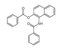 1-benzoylamino-2-benzoyloxy-naphthalene结构式