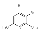 3,4-dibromo-2,6-dimethylpyridine Structure