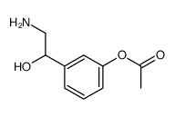 Benzenemethanol, 3-(acetyloxy)-alpha-(aminomethyl)- (9CI) structure