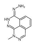 3H-Pyridazino[3,4,5-de]phthalazin-3-one,2,9-dihydro-9-methyl-,hydrazone(9CI)结构式
