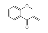 3-Methylene-2,3-dihydro-4H-1-benzopyran-4-one Structure
