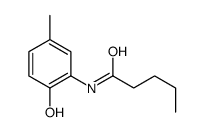 Pentanamide, N-(2-hydroxy-5-methylphenyl)- (9CI) structure