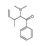 2-(dimethylamino)-3-methyl-1-phenylpent-4-en-1-one Structure