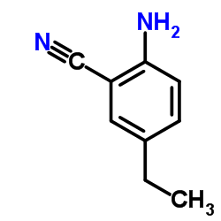 BENZONITRILE, 2-AMINO-5-ETHYL- structure