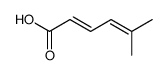 5-methylhexa-2,4-dienoic acid结构式