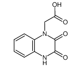 2-(2,3-dioxo-3,4-dihydroquinoxalin-1(2H)-yl)acetic acid结构式
