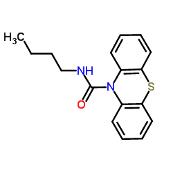 N-Butyl-10H-phenothiazine-10-carboxamide Structure