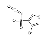 4-bromo-N-(oxomethylidene)thiophene-3-sulfonamide Structure
