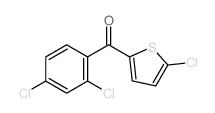 (5-chlorothiophen-2-yl)-(2,4-dichlorophenyl)methanone结构式