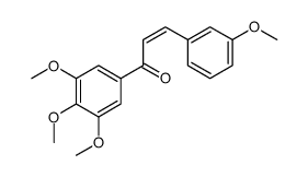 3-(3-methoxyphenyl)-1-(3,4,5-trimethoxyphenyl)prop-2-en-1-one Structure