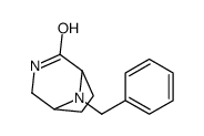 8-benzyl-3,8-diazabicyclo[3.2.1]octan-4-one结构式