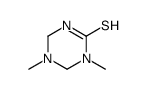 1,5-dimethyl-1,3,5-triazinane-2-thione结构式