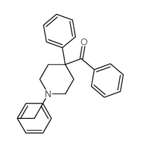 Methanone,phenyl[4-phenyl-1-(phenylmethyl)-4-piperidinyl]- Structure