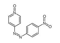 (4-nitrophenyl)-(1-oxidopyridin-1-ium-4-yl)diazene Structure