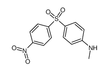 N-methyl-4-(4-nitro-benzenesulfonyl)-aniline Structure