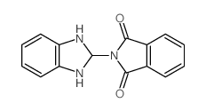 1H-Isoindole-1,3(2H)-dione, 2-(2,3-dihydro-1H-benzimidazol-2-yl)-结构式