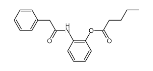 1-(2-phenyl-acetylamino)-2-valeryloxy-benzene Structure