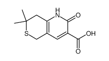 2H-Thiopyrano[4,3-b]pyridine-3-carboxylic acid, 1,5,7,8-tetrahydro-7,7-dimethyl-2-oxo结构式