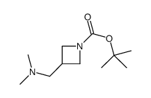 tert-butyl 3-((dimethylamino)Methyl)azetidine-1-carboxylate结构式