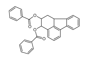 (3-benzoyloxy-1,2,3,10b-tetrahydrofluoranthen-2-yl) benzoate结构式