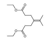 4-isopropylidene-heptanedioic acid diethyl ester结构式