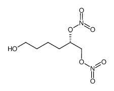 (S)-6-hydroxyhexane-1,2-diyl dinitrate结构式