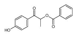 1-(4-HYDROXYPHENYL)-1-OXOPROPAN-2-YL BENZOATE structure