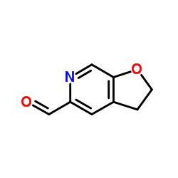 2,3-Dihydrofuro[2,3-c]pyridine-5-carbaldehyde结构式