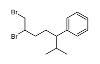 (6,7-dibromo-2-methylheptan-3-yl)benzene Structure