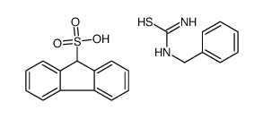 benzylthiourea,9H-fluorene-9-sulfonic acid Structure