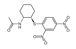 N-[(1R,2R)-2-(2,4-Dinitro-phenylsulfanyl)-cyclohexyl]-acetamide Structure