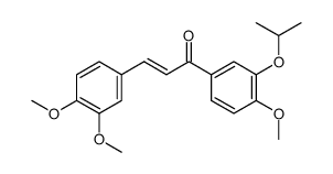 3'-isopropoxy-3,4,4'-trimethoxychalcone结构式