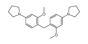 1-[3-methoxy-4-[(2-methoxy-4-pyrrolidin-1-ylphenyl)methyl]phenyl]pyrrolidine Structure