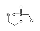 2-bromoethyl chloromethanesulfonate Structure