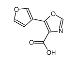 5-(furan-3-yl)-1,3-oxazole-4-carboxylic acid Structure