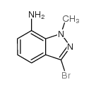 3-bromo-1-methyl-1H-indazol-7-amine Structure