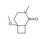 6-methoxy-3-methyl-3-azabicyclo[4.2.0]octan-2-one结构式