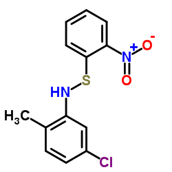 5-Chloro-2-methyl-N-[(2-nitrophenyl)sulfanyl]aniline Structure