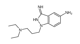 1-[3-(diethylamino)propyl]indazole-3,5-diamine结构式