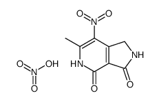 6-Methyl-7-nitro-1H-pyrrolo<3,4-c>pyridine-3,4(2H, 5H)-dione nitrate Structure