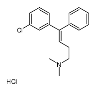 [(E)-4-(3-chlorophenyl)-4-phenylbut-3-enyl]-dimethylazanium,chloride Structure