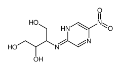 3-[(5-nitropyrazin-2-yl)amino]butane-1,2,4-triol Structure