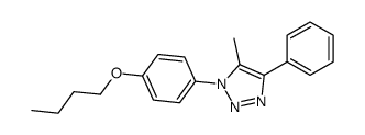 1-(4-butoxyphenyl)-5-methyl-4-phenyltriazole Structure