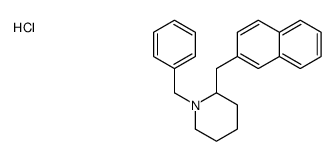 1-benzyl-2-(naphthalen-2-ylmethyl)piperidine,hydrochloride Structure