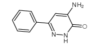 4-AMINO-6-PHENYL-3(2H)-PYRIDAZINONE Structure