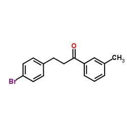 3-(4-Bromophenyl)-1-(3-methylphenyl)-1-propanone Structure