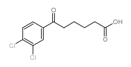6-(3,4-dichlorophenyl)-6-oxohexanoic acid structure