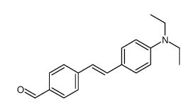 4-[2-[4-(diethylamino)phenyl]ethenyl]benzaldehyde结构式