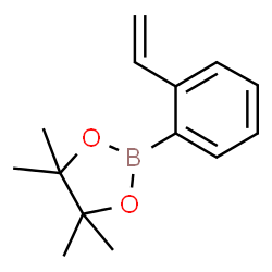 2-(2-ethenylphenyl)-4,4,5,5-tetramethyl-1,3,2-dioxaborolane structure